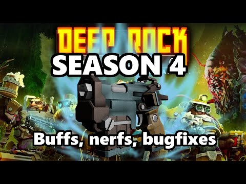 Deep Rock Galactic: Season 4 balance changes in detail