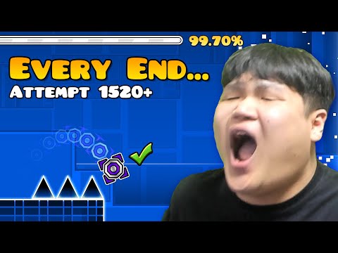 DORAMI vs EVERY END🔥 (TOP 5 CUBE-ONLY EXTREME DEMON) By MindCap and more | Geometry Dash 2.2