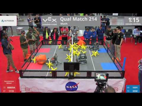 2017 VRC Math Q214 - 88809A 1119 vs 169Y 355E - 31 to 9