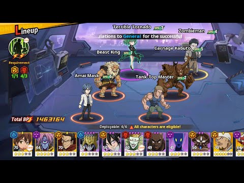 New Zombie Man Lineup Test Run | One Punch Man The Strongest