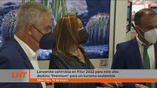 Lanzarote, optimista en Fitur de cara al 2022