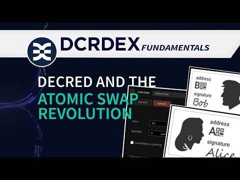 Decred and the Atomic Swap Revolution - DCRDEX Fundamentals
