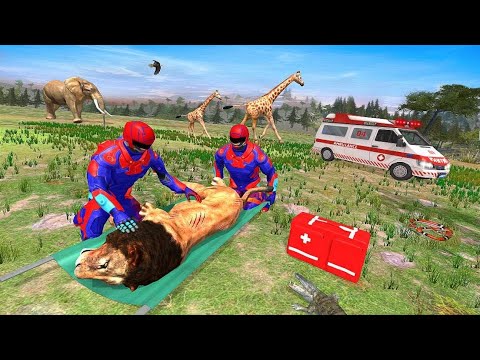 Superhero Robot Animals Rescue Games: Animal Robot Doctor 3D Games