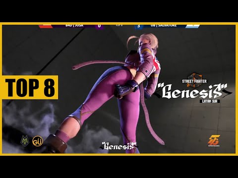 TOP 8 - SF6 GENESIS LATAM SUR- Ft. Dookie, Salvatore, Shaka22, Pochoclo23, Jusa - 【Street Fighter 6】
