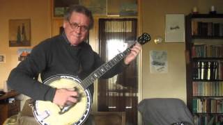Johan Engels on five string banjo : Rank Strangers