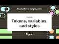 Tokens Variables And Styles Update Introduction To Design Systems