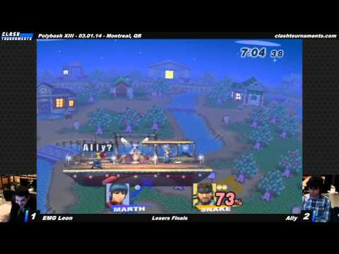 Polybash XIII - EMG Leon vs Ally - Losers Finals - SSBB