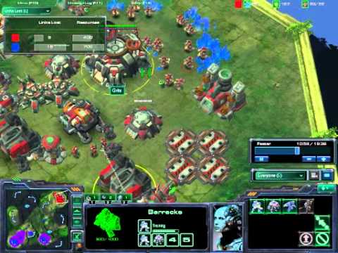 Terran VS Zerg Diamond League 1v1 Stracraft2 part 1.avi
