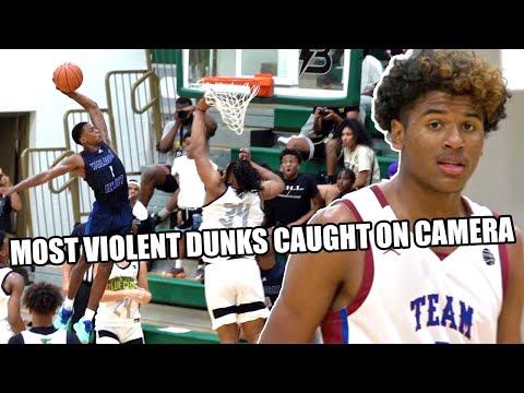 MOST VIOLENT DUNKS IN HS BASKETBALL HISTORY!