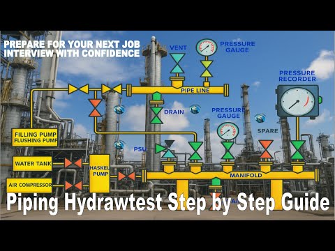 Đường ống Hướng dẫn từng bước kiểm tra thủy tĩnh. Đoạn giới thiệu