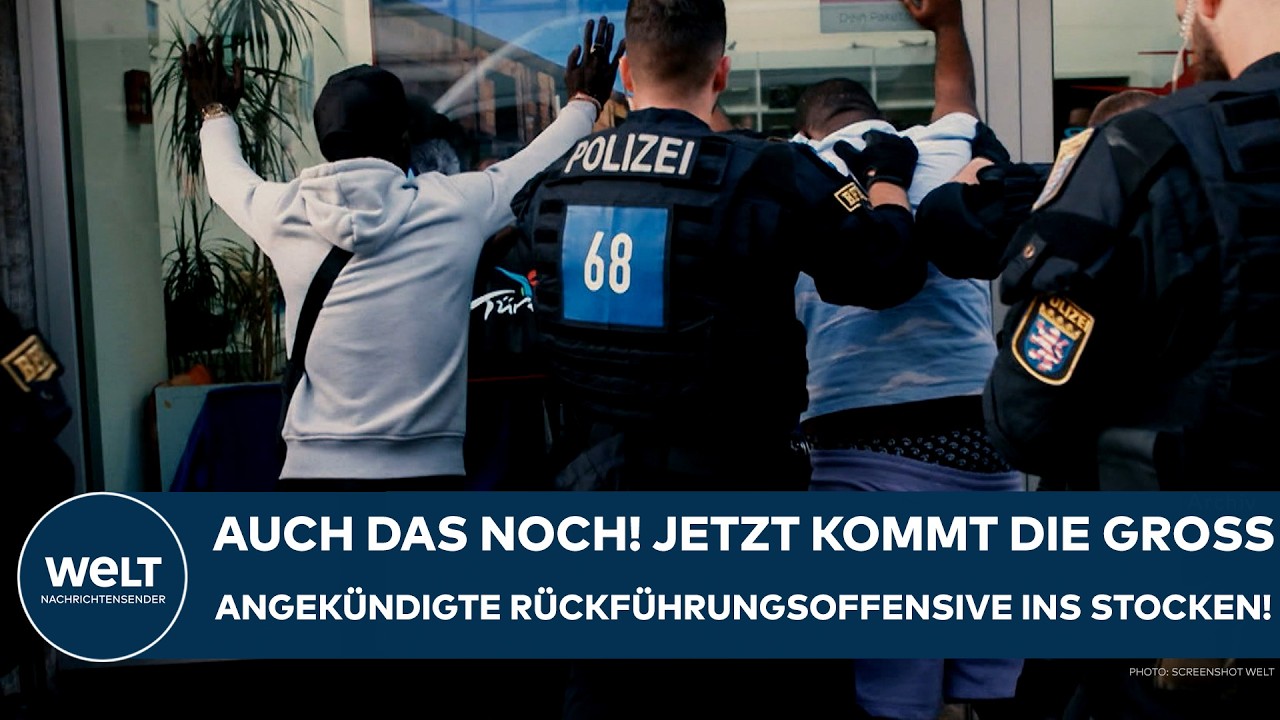 DEUTSCHLAND: Was ist denn da los? Abschiebungen gehen trotz strikterer Asylpolitik deutlich zurück!