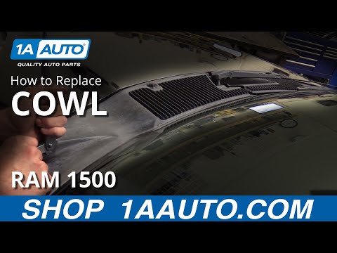 How to Replace Wiper Cowl Cover 02-08 Dodge Ram 1500