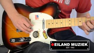Video thumbnail for Fender American Standard Telecaster 3 Color Sunburst by Eiland Muziek