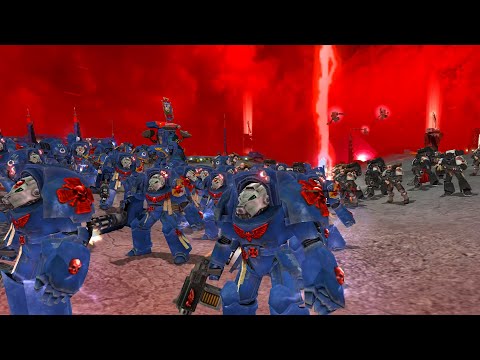 Unification Mod 2021: Black Templars & Ultramarines vs Chaos Space Marines & Daemons! DOW: Soulstorm