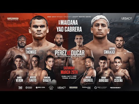 Legacy Boxing Series Dubai, UAE - March 26th 2022 -  Official Event Trailer