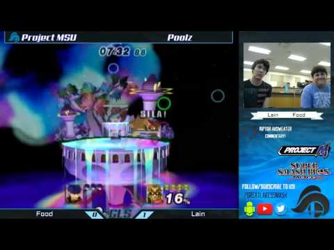 Project MSU Pools - Food (Ike) vs. Lain (Fox/Falcon)