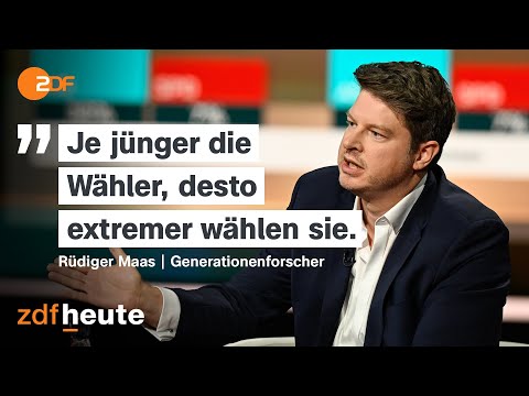Generationenforscher Maas: Darum wählt die Jugend AfD | Markus Lanz vom 03. Oktober 2024