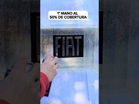 Pintando logo con stretch #youtubeshorts #shorts #detailing