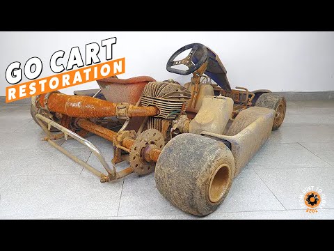 Go-Kart FULL RESTORATION – From Rust Bucket to Track Beast! 🔧🔥