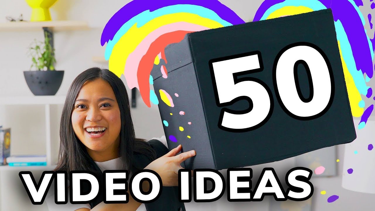 50 FIRST YouTube Video Ideas!!
