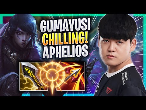GUMAYUSI CHILLING WITH APHELIOS! - T1 Gumayusi Plays Aphelios ADC vs Jhin! | Season 2023