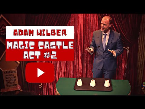 Adam Wilber at the World Famous Magic Castle in Hollywood, California