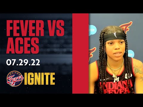 Indiana Fever Postgame Media Availability (vs Las Vegas Aces) | July 29, 2022