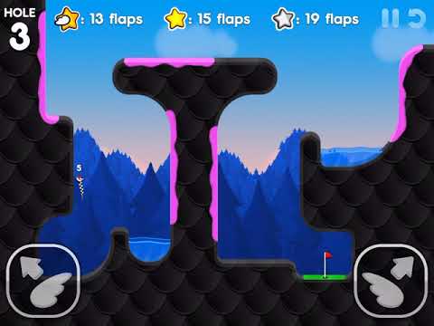 Flappy Golf 2 - Sticky Zone - Hole 3 // SUPERSTAR 13 FLAPS