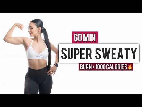 60 MIN SUPER SWEATY HIIT WORKOUT 🔥 | High Calorie Burn | No Equipment