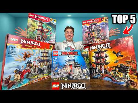 TOP 5 BEST LEGO Ninjago Temples...