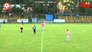 preview picture of video 'Svidník - Barca (skóre 1:0) 01.06.2014'