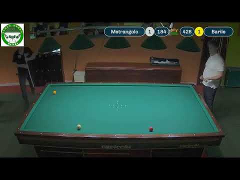 Metrangolo G. (LE) (M) Vs Barile F. (PZ) 1a Cat. - 1° Turno