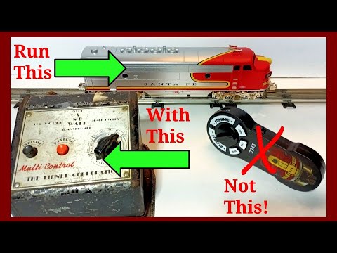 How To Run LionChief And Menards With Conventional Transformers!