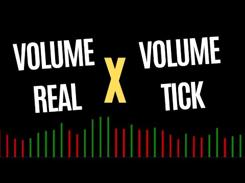 Qual a diferença do Volume Real e Volume de Tick