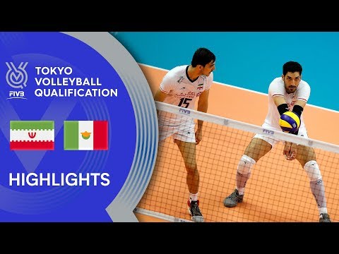 IRAN vs. MEXICO - Highlights Men | Volleyball Olympic Qualification 2019