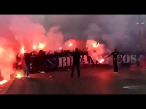 Bosnian fans in Belgium 07/10/2016