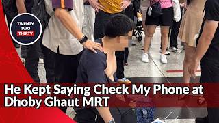 Man Detained at Dhoby Ghaut MRT After Alleged Upskirt Photo Incident