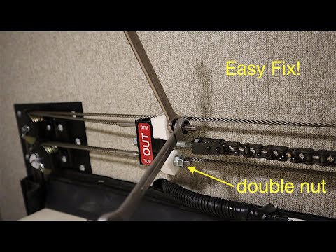 RV Slide-Out Cables coming loose on your BAL Accu-Slide? The Double Nut FIX