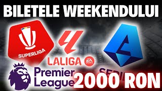 Am plasat biletele weekend-ului: 2000 lei profit! Faci Pariu #421