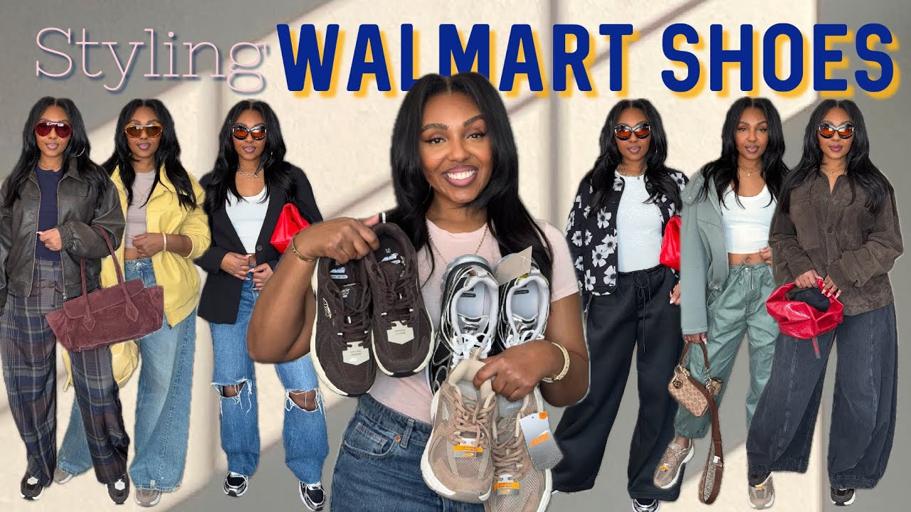 Styling Walmart Shoes | ASIC Dupe Sneakers