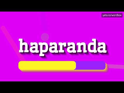 HAPARANDA - HOW TO PRONOUNCE IT!?