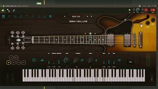 Video thumbnail for Ample Guitar Semi Hollow (AGSH) practice by NoLegRadish