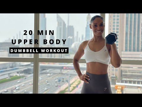 20 minute UPPER BODY DUMBBELL WORKOUT | Build Strength & Muscle 🔥
