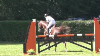 20120908 Klaus Güntert mit Enrico Springprüfung Kl. L 40 Reit- und Springturnier des RC