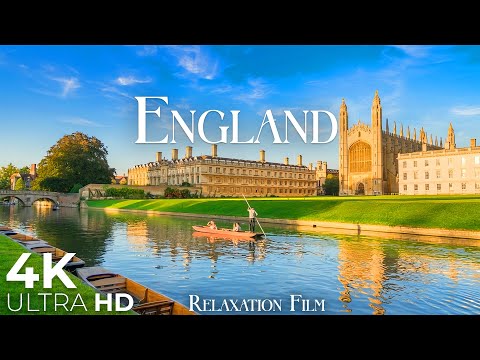 ENGLAND 4K • Scenic Relaxation Film with Peaceful Relaxing Music and Nature Video Ultra HD