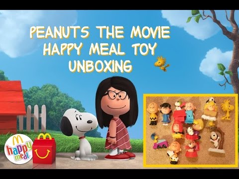 McDonald's Happy Meal Peanuts the Movie Toy Unboxing