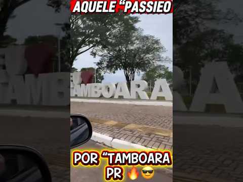 TAMBOARA PR, VOCÊ CONHECE ESSA CIDADE? 👀🔥Passeando pelo centro de Tamboara! #tamboara #aventura
