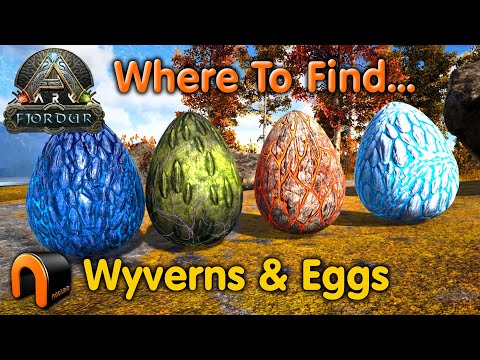 Ark Fjordur WYVERN Locations & Wyvern Eggs Locations