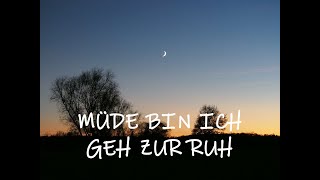 Tina Weitekämper - Müde bin ich, geh zur Ruh (Luise Hensel) | Schlaflied