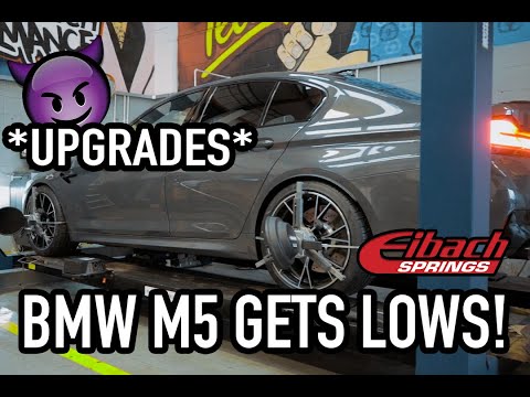 BRAND NEW F90 M5 COMPETITION GETS LOWERED! *EIBACH SPRINGS*